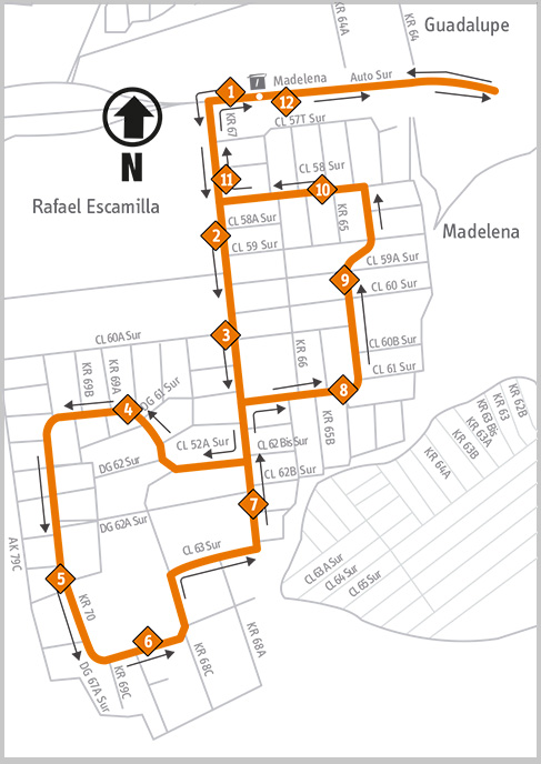 Ruta Complementaria: 22-5 Madelena