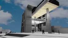 Volumétrico estación intermedia Juan Pablo II – cable Ciudad Bolívar