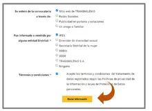 Registre sus datos básicos y acepte los términos y condiciones de la Política de Manejo de Datos Personales de TRANSMILENIO S.A.