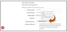 Registre su nombre, correo electrónico y seleccione el cargo al cual desea aplicar.