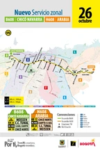 Nueva ruta H608 - B608 Chicó Navarra -Arabia