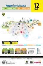 Conoce la nueva ruta B907 Terminal Norte - H907 Usme Centro que conecta Terminal Norte con Usme Centro