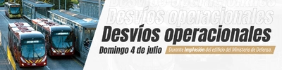 El 4 de julio habrán desvíos operacionales sobre la Avenida Calle 26