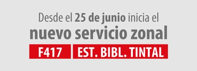 Nueva ruta zonal F417 Estación Biblioteca Tintal