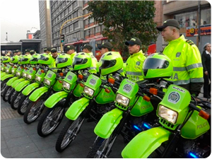 33 motocicletas de la Policía reforzarán seguridad en el Sistema TransMilenio