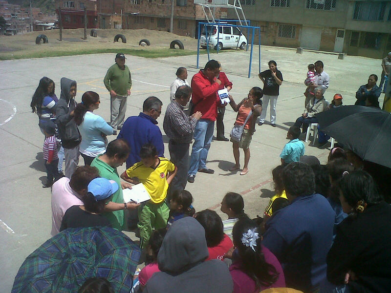 Hablando con la comunidad de la Localidad de Ciudad Bolívar