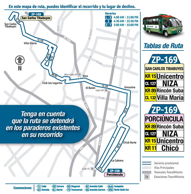 Ruta Provisional San Carlos Tibabuyes