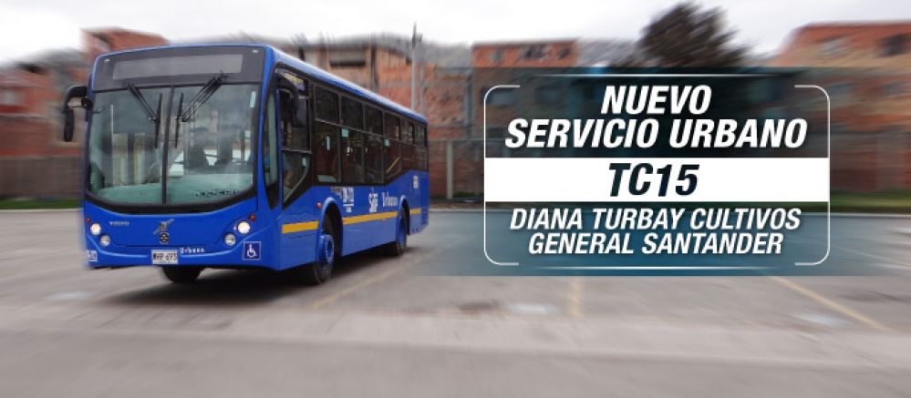 Ruta TC15: Diana Turbay Cultivos - General Santander