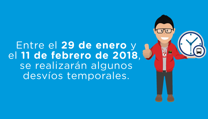 ¡Atención! Desvíos temporales de algunos servicios de TransMilenio
