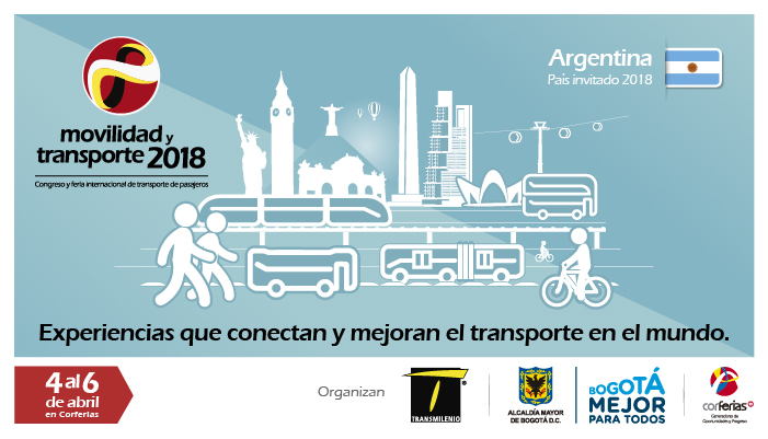 La feria de Movilidad y Transporte y su 8vo Congreso se realizarán en abril