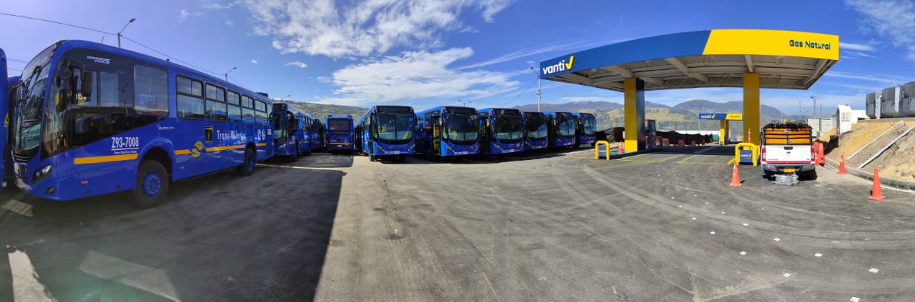 El sur de Bogotá estrena nuevos buses Euro VI